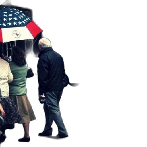 umbrella, concept art, man, black transparent PNG cut-out
