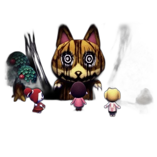 staff, mask, animal, creature transparent PNG cut-out