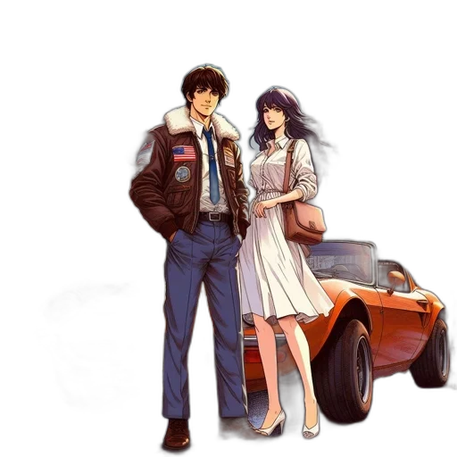 jacket, car, robot, concept art transparent PNG cut-out