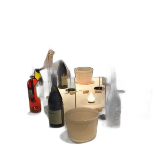 bottle, furniture, food, robot transparent PNG cut-out
