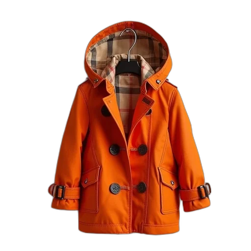 jacket, 3d render, photorealistic, check transparent PNG cut-out