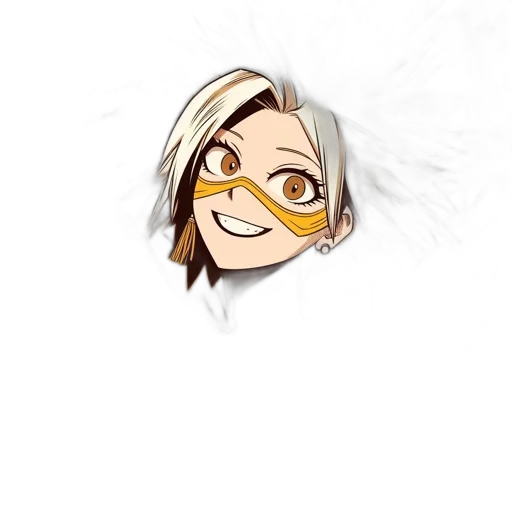 mask, staff, hair, face transparent PNG cut-out