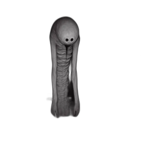 creature, staff, hair, robot transparent PNG cut-out