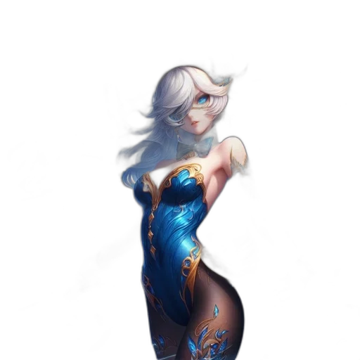 dress, robot, fantasy art, concept art transparent PNG cut-out