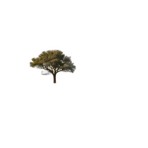 tree, crown, animal, hair transparent PNG cut-out