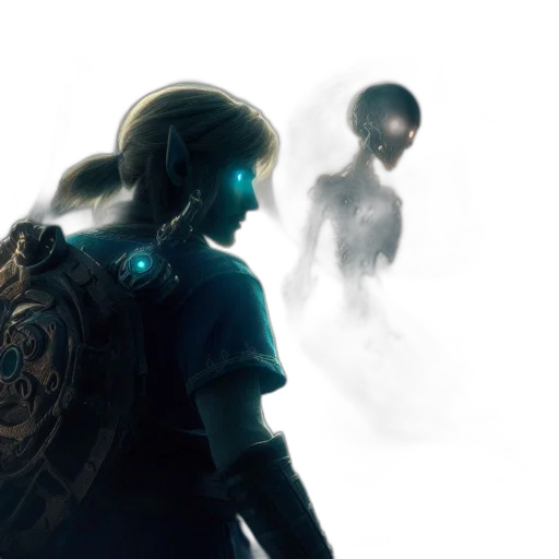 concept art, cyberpunk, fantasy art, fog transparent PNG cut-out