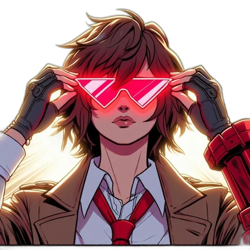 jacket, cyberpunk, comic book art, vaporwave transparent PNG cut-out