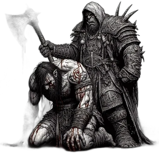 sword, weapon, staff, fantasy art transparent PNG cut-out