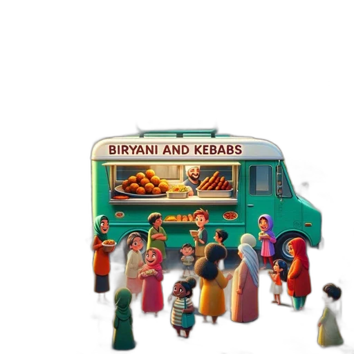 food, concept art, 3d render, pixel art transparent PNG cut-out