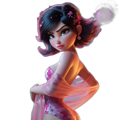 dress, concept art, fantasy art, comic book art transparent PNG cut-out