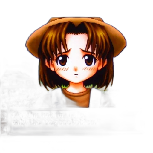 hat, face, staff, hair transparent PNG cut-out
