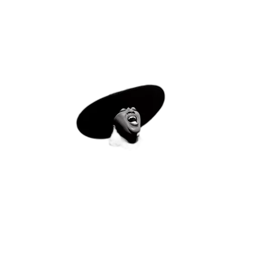 hat, hair, face, shoes transparent PNG cut-out