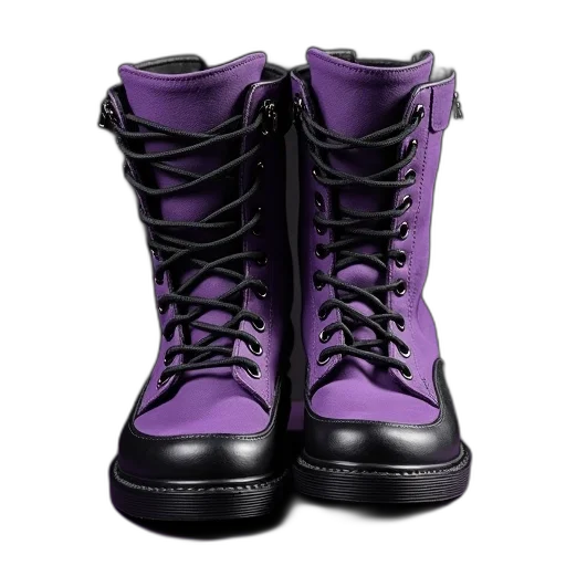 shoes, 3d render, pair, black transparent PNG cut-out