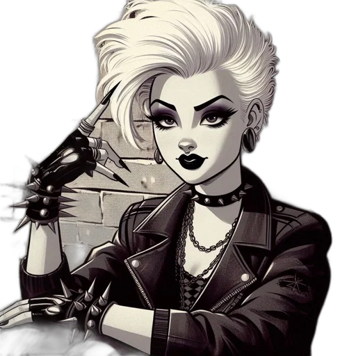 jacket, staff, comic book art, cartoon transparent PNG cut-out