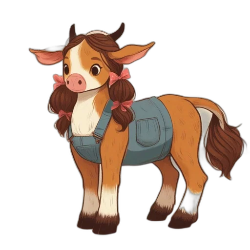 animal, concept art, fantasy art, pixel art transparent PNG cut-out