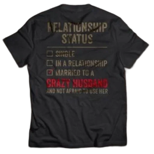 furniture, black, t-shirt, humorous transparent PNG cut-out