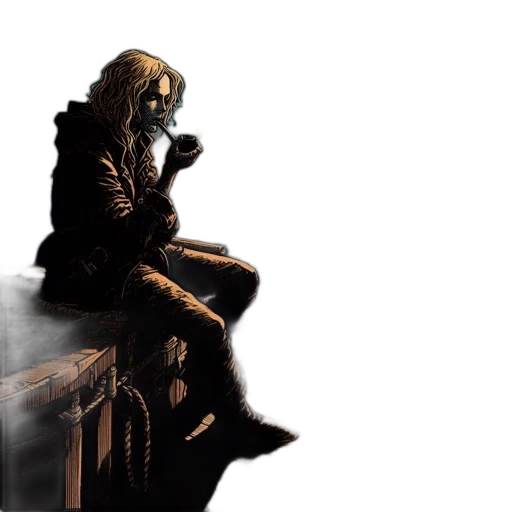 jacket, concept art, comic book art, fantasy art transparent PNG cut-out