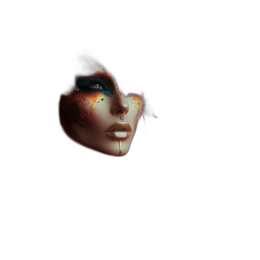 face, mask, creature, robot transparent PNG cut-out