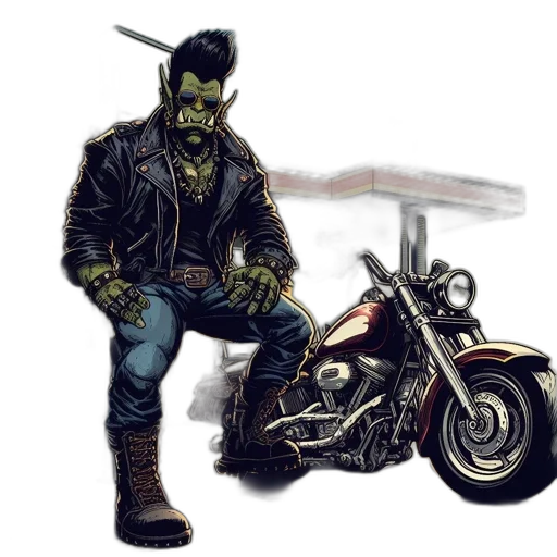 jacket, concept art, comic book art, fantasy art transparent PNG cut-out