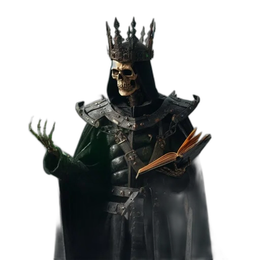 crown, staff, mask, concept art transparent PNG cut-out