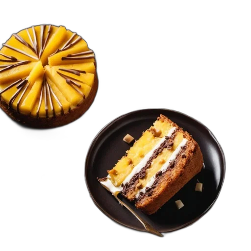 food, crown, 3d render, golden transparent PNG cut-out