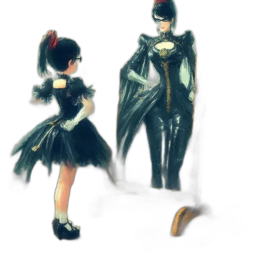 comic book art, concept art, watercolor, anime transparent PNG cut-out