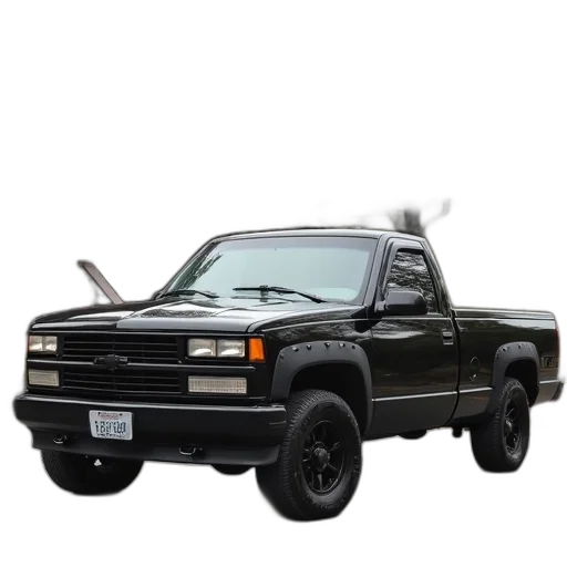 car, weapon, hat, photorealistic transparent PNG cut-out