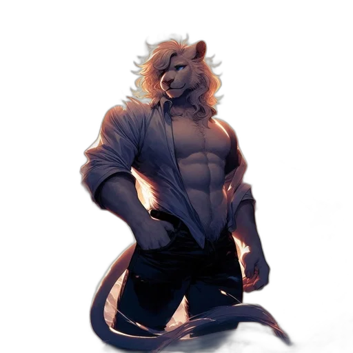 jacket, dragon, animal, staff transparent PNG cut-out
