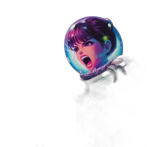 umbrella, weapon, creature, face transparent PNG cut-out