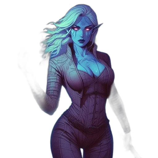 concept art, fantasy art, comic book art, pixel art transparent PNG cut-out