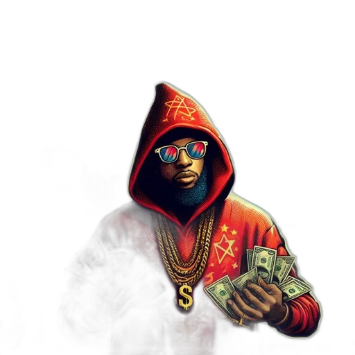 jacket, mask, face, weapon transparent PNG cut-out