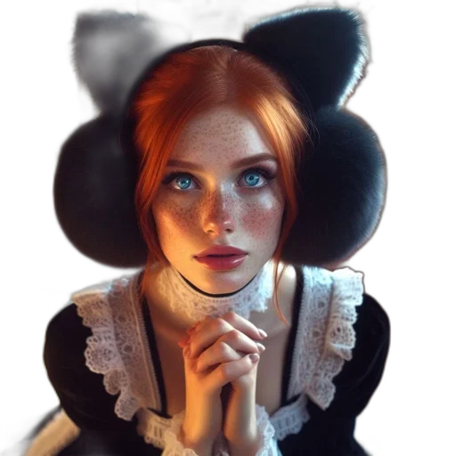 face, hat, mask, dress transparent PNG cut-out