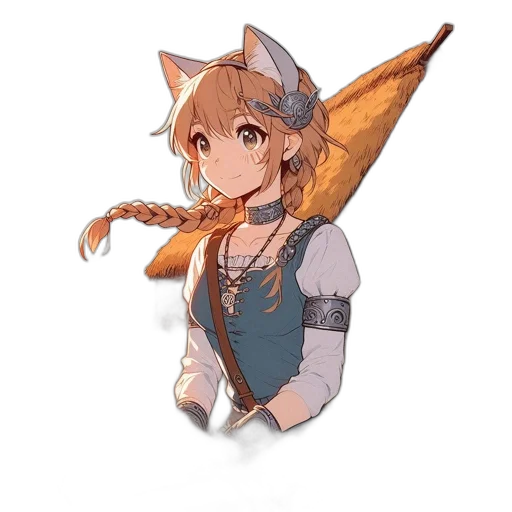 staff, dragon, weapon, hat transparent PNG cut-out
