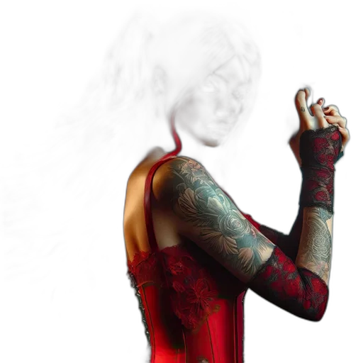 dress, mask, photorealistic, concept art transparent PNG cut-out