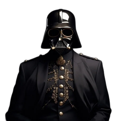 jacket, staff, mask, concept art transparent PNG cut-out