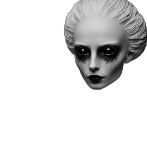 mask, face, creature, hair transparent PNG cut-out