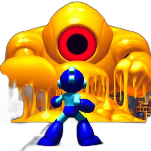 robot, creature, weapon, staff transparent PNG cut-out