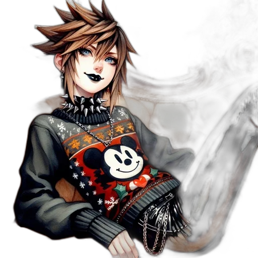 jacket, staff, pixel art, fantasy art transparent PNG cut-out