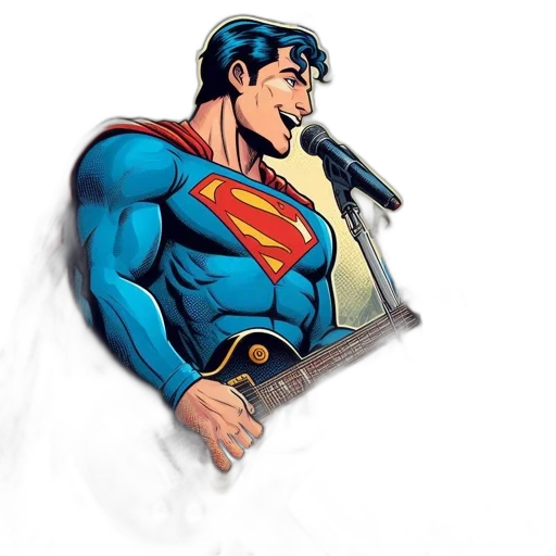 comic book art, cartoon, concept art, photorealistic transparent PNG cut-out