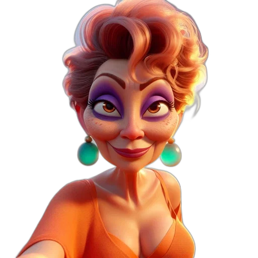 jewelry, concept art, cartoon, 3d render transparent PNG cut-out
