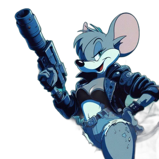 weapon, staff, jacket, animal transparent PNG cut-out