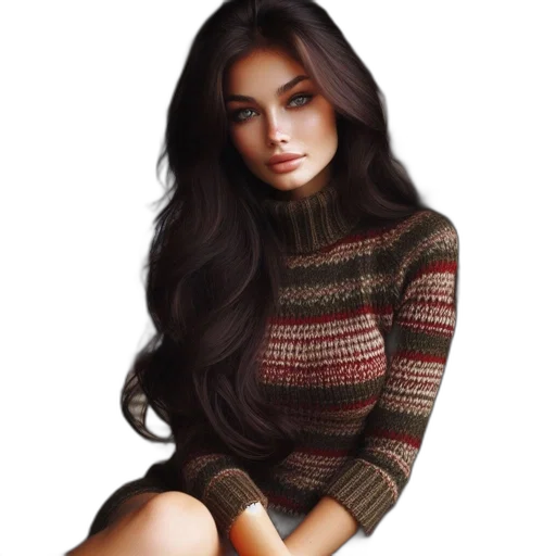 hair, dress, photorealistic, fantasy art transparent PNG cut-out