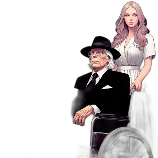 hat, face, staff, concept art transparent PNG cut-out