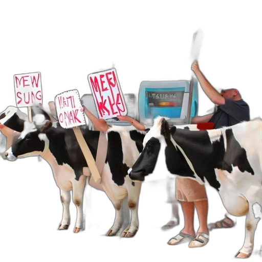 food, animal, three, cow transparent PNG cut-out