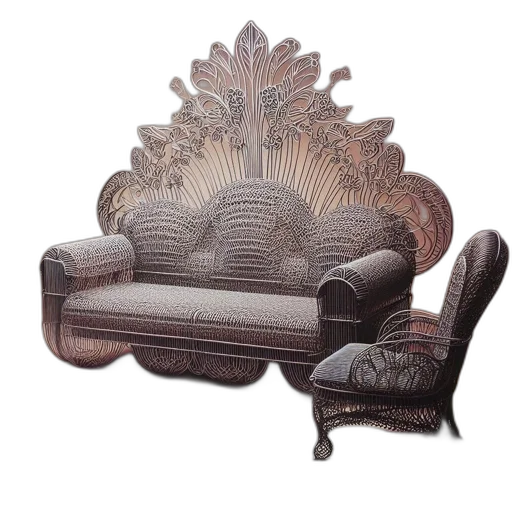 furniture, crown, jewelry, hat transparent PNG cut-out