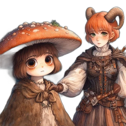 hat, staff, concept art, fantasy art transparent PNG cut-out