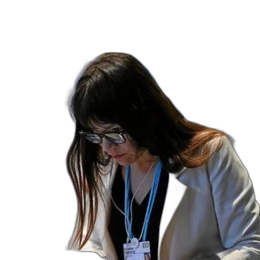 staff, jacket, face, photorealistic transparent PNG cut-out