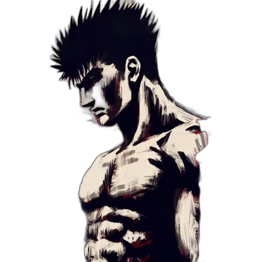 comic book art, anime, pixel art, concept art transparent PNG cut-out