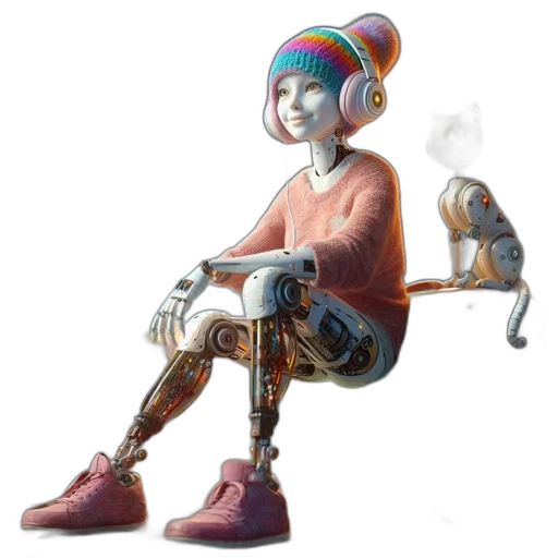 robot, staff, weapon, furniture transparent PNG cut-out