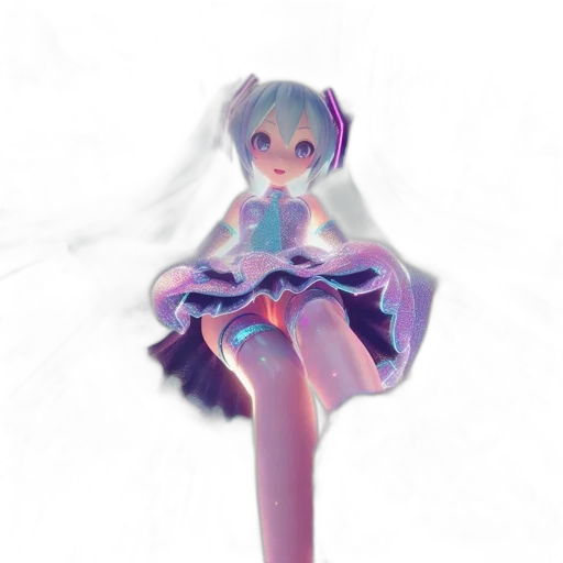 dress, robot, creature, staff transparent PNG cut-out